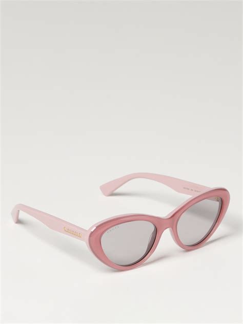 occhiali da sole gucci rosa antico pr08rs tkp4k0 occhiali|Occhiali da sole ovali in acetato rosa chiaro .